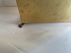 Vintage Brass Letter Holder  Claw Feet      