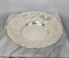 Vintage William Adams Scallop Grape Silver Plate Serving Bowl Spain