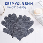 Yiclick Heavy Exfoliating Gloves  Exfoliating Body Scrubber For Bath Shower Exfo