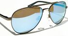 New  Revo Raconteur 2 Gunmetal 57mm Aviator Polarized Blue Sunglass 1146 00 Bl