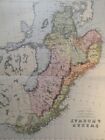 Sweden   Norway Original Vintage Map  13x10 5  - C18-8