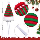 Jmkcoz 6 Pieces Pet Cat Dog Christmas Santa Hat Holiday Party Cute Costumes F   