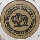 1986 Clarkton  Nc 125th Anniversary Wooden Nickel - Token North Carolina