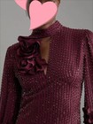 Vintage Sexy Beads Lace Flowers Applique Backless Prom Dress Evening Party Gowns