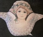 Vintage 1979 Dorothy Dear Designs Home Works Angel Pillow Made In Usa 18   x 13   