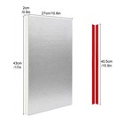 Window Ac Insulation Panel Kit Aluminum Foam Seal Adhesive Channel Air Condition