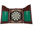 Dart Board Cabinet Set - Steel-tip Dart Board Adult Game Bar Set new