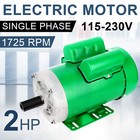 Electric Motor Farm Duty Single Phase Motor 1725 Rpm 145t Frame 7 8 shaft 60hz