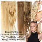 100  Human Hair Seamless Clip In Remy Hair Extensions Full Head 8pcs Clearance