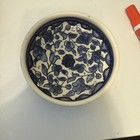 Jerusalem Pottery Trinket Bowl Colorful Hand Painted Floral 4   Marked