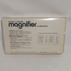 Vintage Bausch   Lomb Illuminated Magnifying Glass Rectangular Light Up Works