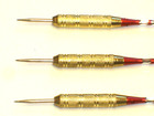 Steel Tip Darts  New 19 Gram Brass  With Aluminum Shafts   3929