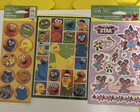 Lot Of 3 Packs Vintage Sesame Street Stickers-new In Packaging