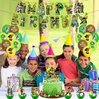 Shrek Theme Kids Birthday Party Decorations Set balloons Banner Cake Toppers New