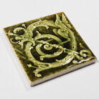 Rare Antique Figural Fireplace Tile  Providential Tile Works  Nft84