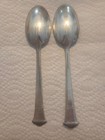 Tiffany   Co Windham Sterling Silver Serving Spoons Set Of 2 Large Pat 1923 8 5 
