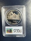 1990-p   1 Eisenhower Proof Silver Dollar Commemorative Pcgs Pr69 E-111
