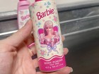 Vintage 1997 Avon Barbie Bath Set 4 Pc Bubble Bath Shampoo Soap Body Powder Nib