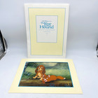 Fox   The Hound 12x16 Lithograph Matted For Framing In Original Package Disney