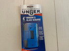 Lot Of 5 Professional Unger 4  Window   Glass Scraper W safety Guard  970260