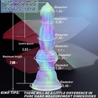 Beginner Silicone Fantasy Knot Dildo With Suction Cup Realistic Penis Butt Plug