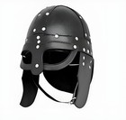 Viking Leather Helmet Medieval Roman Reenactment Larp  Helmet