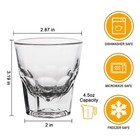 Shot Glass Set  Whiskey Shot Glasses heavy Base Shot Cups 4 5oz cocktail rock   