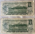 2    1973 Canada 1 Dollar Notes