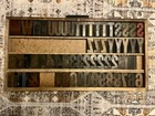 21-line Hamilton Wood Type Letterpress Printing Blocks