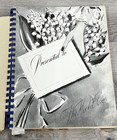 The Brides Book Of Plans Vtg Wedding Planner Guest List Gift Record 1946