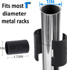 16 Pack Wire Shelving Shelf Lock Clips For 1  Post Shelving Sleeves Replacement