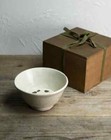 Antique Mid-joseon White Slip Tea Bowl 17th Century Korea Pottery From Japan