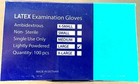 1 000 Pcs Latex Disposable Gloves  Lightly Powdered  10 Boxes Of 100  Large 