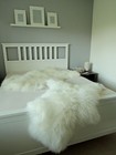 Amazing Large Genuine - Soft Thick Wool Sheepskin Rug - Off White