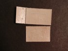 Us Canal Zone  j21  used W og   Plate       j23  mint-hinged  - Nice Sound Pair