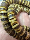 108 Yak Bone Mala Beads  12mm  34 Inches  Tibetan Buddhist Prayer Beads  Handmad