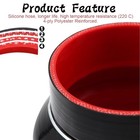 High Performance Straight Silicone Hump Coupler Reducer Id 4 To 5 Inch 4 Id4-5 