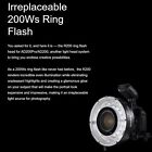 Godox R200 Macro Ring Flash Head With Rft-25s Reflector For Ad200 Ad200 Pro Ii
