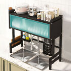 33  3-tiers Kitchen Dustproof Storage Cabinet Over The Sink Dish Drying Rack Us