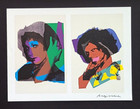Andy Warhol   Signed 1984  ladies   Gents  Print Mounted   Framed   Buy It Now 