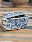 Chinese Blue And White Inkwell  Brush Holder  Brush Cleaner W  Jianding