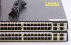 Lot Of 2 Cisco Catalyst 3750 Ws-c3750-48ps-s 48-port Poe Ethernet Switches Asis