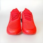Nike Air Max 270 Men   s Low Top Lace-up Red Athletic Sneakers Solid Pre-owned