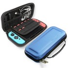 Nintendo Switch Carrying Case Carbon Fiber Hard Portable Pouch Travel Bag
