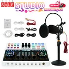 Complete Home Studio Recording Kit Mixer Condenser Microphone For Music Podcast