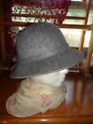 Gorgeous Elegant Classic Gray Fedora-men Or Women-sz 7 To 7 5-one Owner-mint 