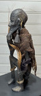 Vintage African Tribe Tribal Art wood Carving 10 5    Tall
