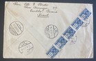 1937 Curativa Brazil Registered Cover To Vienna Austria Postage Due