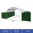 New Update 20 x20  Double Truss Shipping Container  Heavy Duty 22 Oz Pvc Shelter