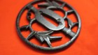 Japanese Iron Tsuba Bamboo Round Sword Guard Samurai Katana